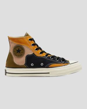 Zapatillas Altas Converse Chuck 70 Archive Camo Overlay Verde Oliva Naranjas | CV-109GOK