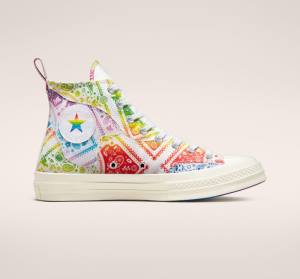 Zapatillas Altas Converse Chuck 70 Pride Blancas Rojas | CV-619KSA