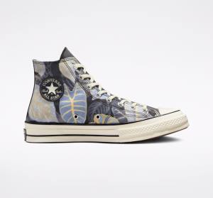 Zapatillas Altas Converse Chuck 70 Tropical Leaf Negras | CV-639HZD