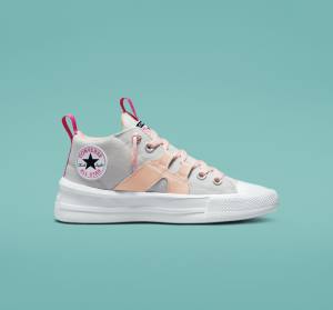 Zapatillas Altas Converse Chuck Taylor All Star Ultra Easy-On Mid Rosas Rosas | CV-150SZA