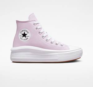 Zapatillas Altas Converse Chuck Taylor All Star Move Plataforma Seasonal Color Blancas Blancas | CV-192GMA