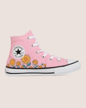 Zapatillas Altas Converse Chuck Taylor All Star Sunflower Print Rosas | CV-249JKX