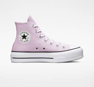 Zapatillas Altas Converse Chuck Taylor All Star Lift Plataforma Seasonal Color Blancas Negras | CV-592ARN