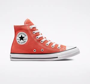 Zapatillas Altas Converse Chuck Taylor All Star Seasonal Color Naranjas | CV-617CVY