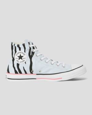 Zapatillas Altas Converse Chuck Taylor All Star Sun Blocked Icon Print Azules | CV-629WGP