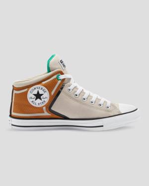 Zapatillas Altas Converse Chuck Taylor All Star High Calle Marrones Beige | CV-862GKJ