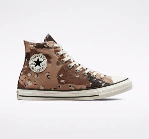 Zapatillas Altas Converse Chuck Taylor All Star Archive Camo Marrones Negras | CV-954UXP