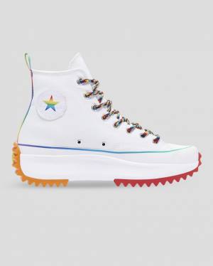 Zapatillas Altas Converse Run Star Hike Pride Blancas | CV-154DMY