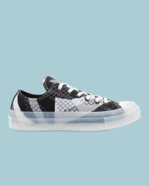 Zapatillas Bajas Converse Chuck 70 Knit Print Negras | CV-293PNJ