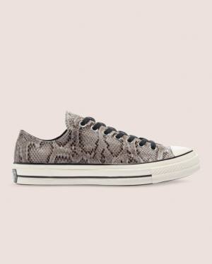 Zapatillas Bajas Converse Chuck 70 Reptile Gamuza Gris | CV-790LPZ