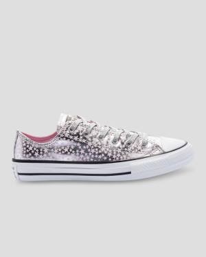 Zapatillas Bajas Converse Chuck Taylor All Star Shes A Star Rosas Plateadas | CV-184SEU