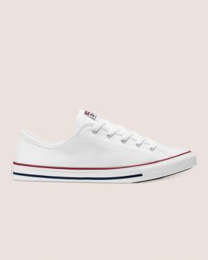 Zapatillas Bajas Converse Chuck Taylor All Star Dainty Basic Lona Blancas | CV-418QLU