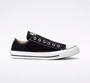 Zapatillas Bajas Converse Chuck Taylor All Star Slip Negras Blancas | CV-751EMZ