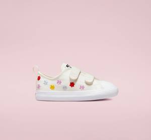 Zapatillas Bajas Converse Chuck Taylor All Star Easy-On Floral Embroidery Blancas Blancas | CV-960ZSK