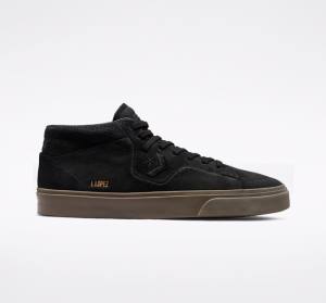 Zapatillas Skate Converse CONS Louie Lopez Pro Nubuck Cuero Negras Marrones Claro | CV-312PKU