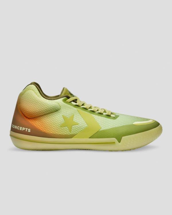 Zapatillas Altas Converse All Star Pro BB Evo Concepts Verde | CV-735JMS