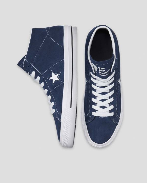 Zapatillas Altas Converse CONS One Star Pro Ben Raemers Foundation Azules | CV-651HNQ