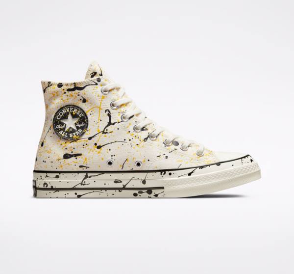 Zapatillas Altas Converse Chuck 70 Archive Paint Splatter Negras | CV-930PKB