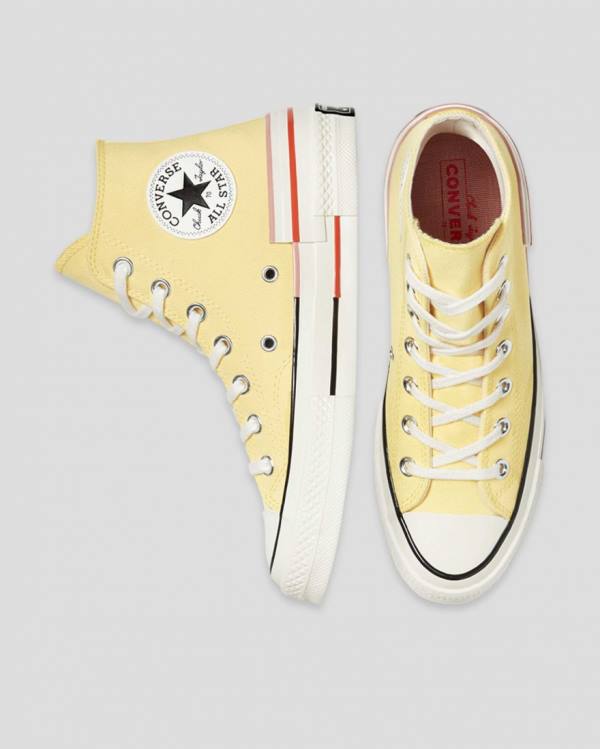 Zapatillas Altas Converse Chuck 70 Colour Block Amarillo | CV-203QMZ