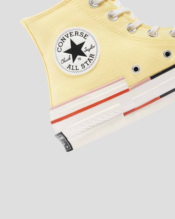 Zapatillas Altas Converse Chuck 70 Colour Block Amarillo | CV-203QMZ