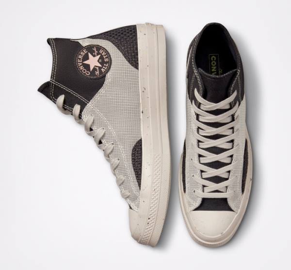 Zapatillas Altas Converse Chuck 70 Crafted Lona Marrones | CV-104FUX