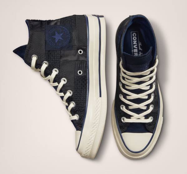 Zapatillas Altas Converse Chuck 70 It's Possible Negras Azul Marino | CV-486PHC