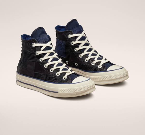 Zapatillas Altas Converse Chuck 70 It's Possible Negras Azul Marino | CV-486PHC