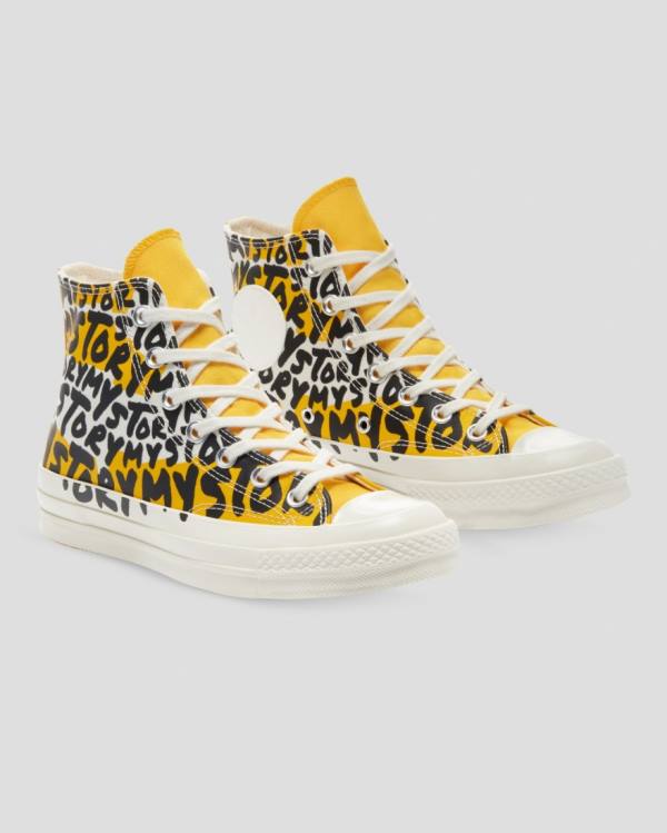 Zapatillas Altas Converse Chuck 70 My Story Amarillo | CV-527IHQ