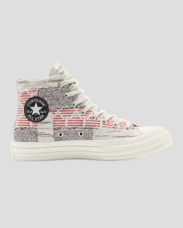 Zapatillas Altas Converse Chuck 70 Patchwork Rosas Gris | CV-974XIG