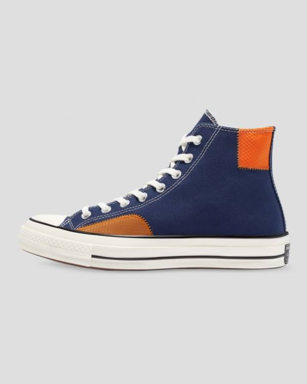 Zapatillas Altas Converse Chuck 70 Ripstop Azules | CV-069RDO