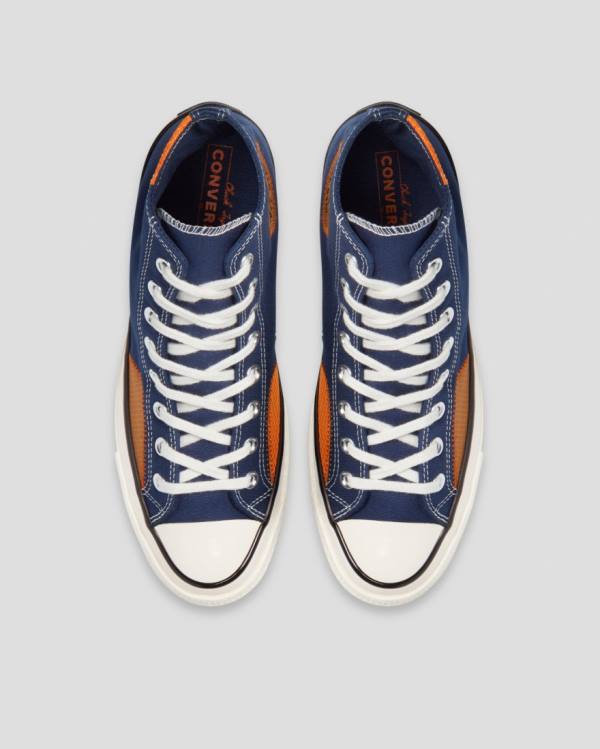 Zapatillas Altas Converse Chuck 70 Ripstop Azules | CV-069RDO