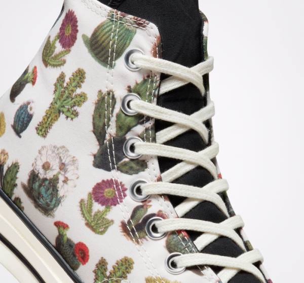 Zapatillas Altas Converse Chuck 70 Succulents Negras | CV-576TLC