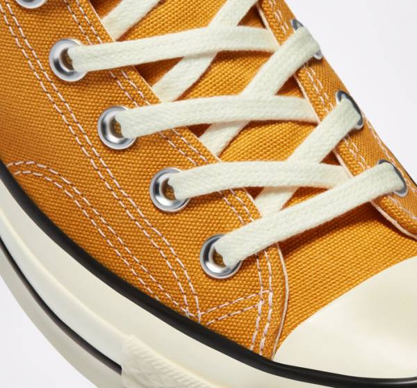 Zapatillas Altas Converse Chuck 70 Sunflower Yellow Negras | CV-682WCO