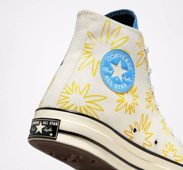 Zapatillas Altas Converse Chuck 70 Sunny Floral Azules | CV-026RJH