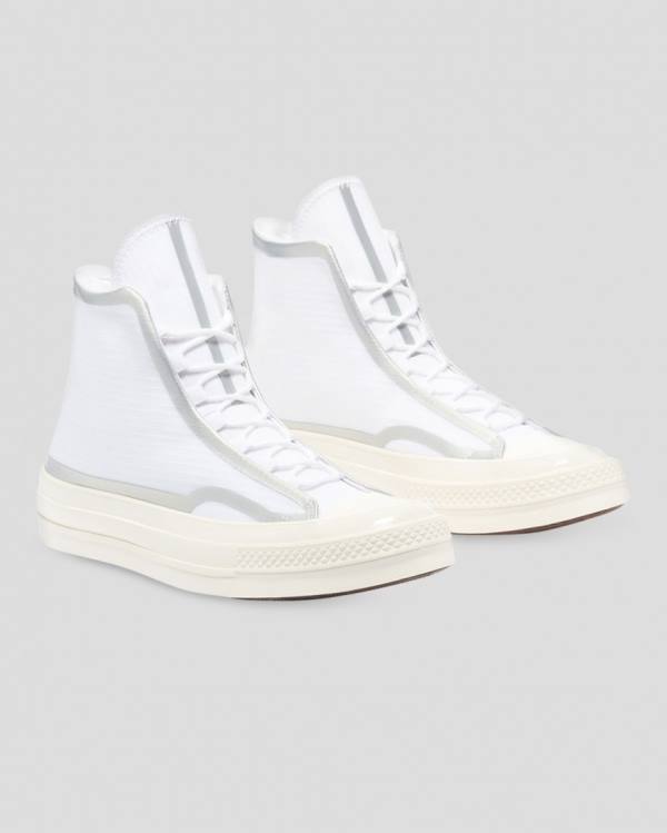 Zapatillas Altas Converse Chuck 70 Tape Seam Blancas | CV-367BKN