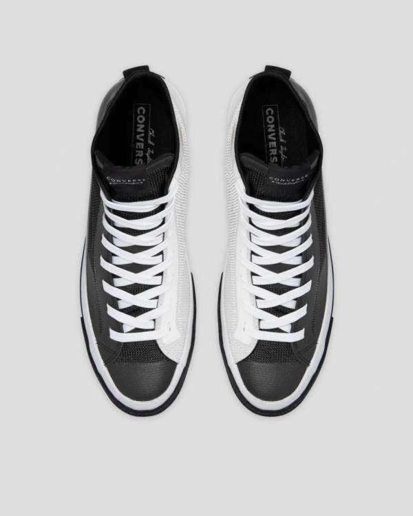 Zapatillas Altas Converse Chuck 70 Then & Now Negras Blancas | CV-860BUQ