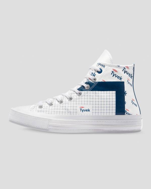 Zapatillas Altas Converse Chuck 70 Tyvek Blancas | CV-682ROG