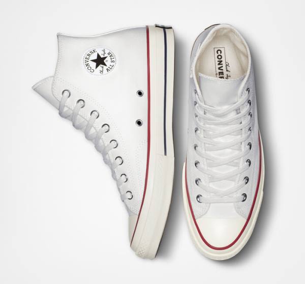 Zapatillas Altas Converse Chuck 70 Vintage Lona Blancas | CV-016OFI