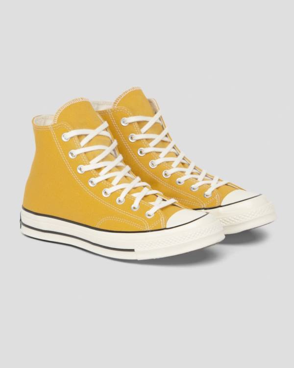 Zapatillas Altas Converse Chuck 70 Vintage Lona Amarillo | CV-269AQD