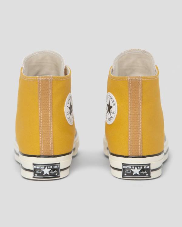 Zapatillas Altas Converse Chuck 70 Vintage Lona Amarillo | CV-269AQD