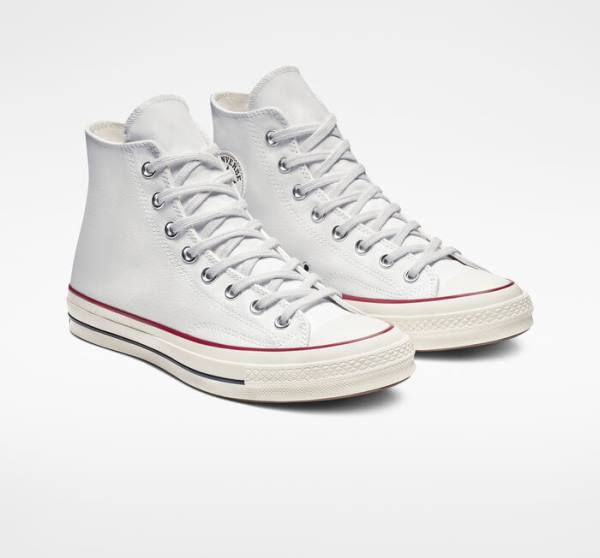 Zapatillas Altas Converse Chuck 70 Vintage Lona Blancas | CV-835BAF