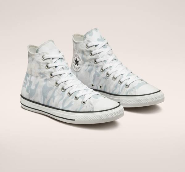 Zapatillas Altas Converse Chuck Taylor All Star Split Panel Camo Blancas Gris | CV-019USP