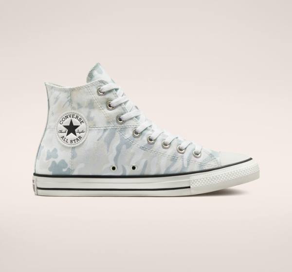 Zapatillas Altas Converse Chuck Taylor All Star Split Panel Camo Blancas Gris | CV-019USP