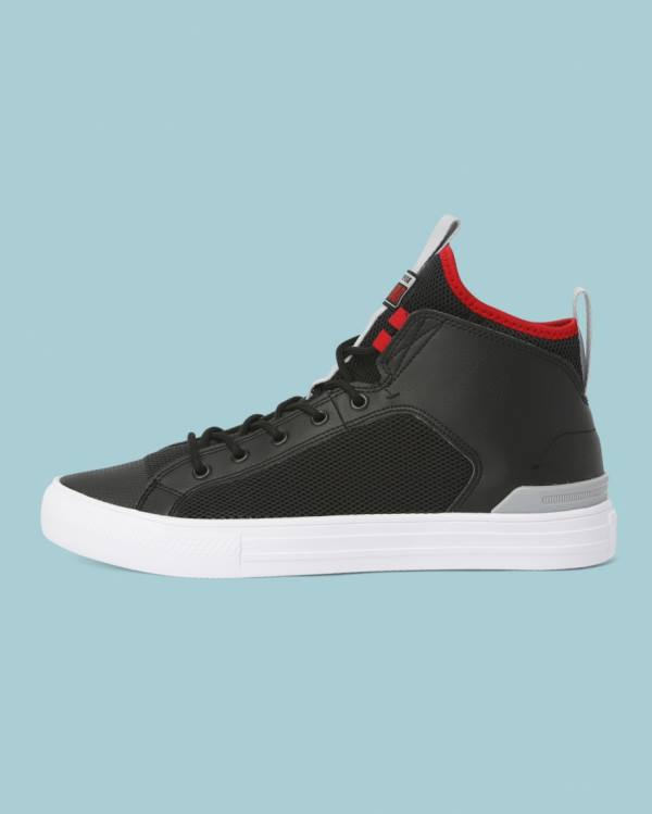 Zapatillas Altas Converse Chuck Taylor All Star Ultra Sintetico Cuero Negras | CV-031XCJ