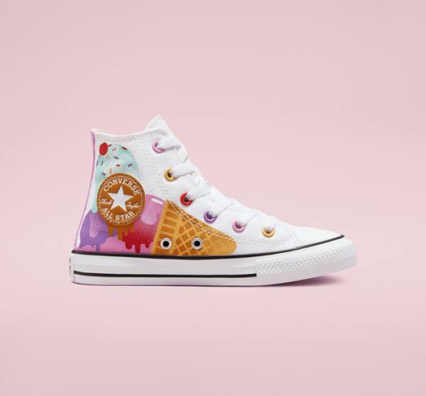 Zapatillas Altas Converse Chuck Taylor All Star Sweet Scoops Blancas Beige Blancas | CV-059WEC