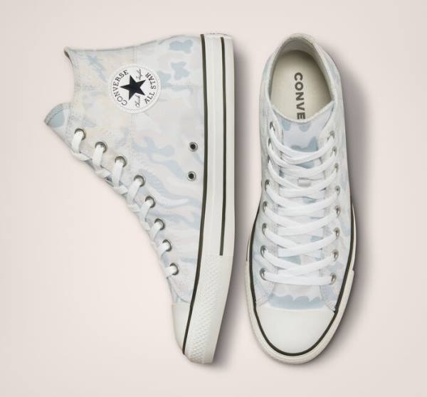 Zapatillas Altas Converse Chuck Taylor All Star Split Panel Camo Blancas Gris | CV-134JUN