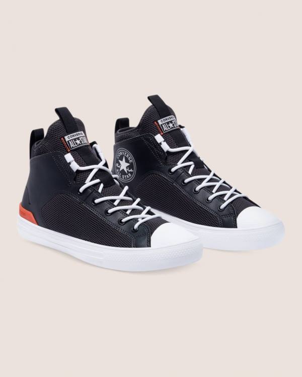 Zapatillas Altas Converse Chuck Taylor All Star Summer Daze Ultra Negras | CV-154PWD