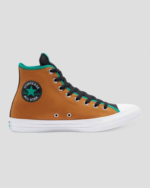 Zapatillas Altas Converse Chuck Taylor All Star Digital Terrain Marrones Verde | CV-164YTE