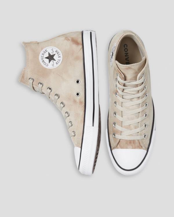 Zapatillas Altas Converse Chuck Taylor All Star Summer Daze Wash Kaki | CV-165BOE