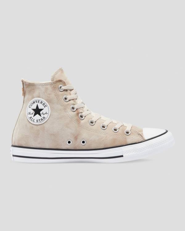 Zapatillas Altas Converse Chuck Taylor All Star Summer Daze Wash Kaki | CV-165BOE